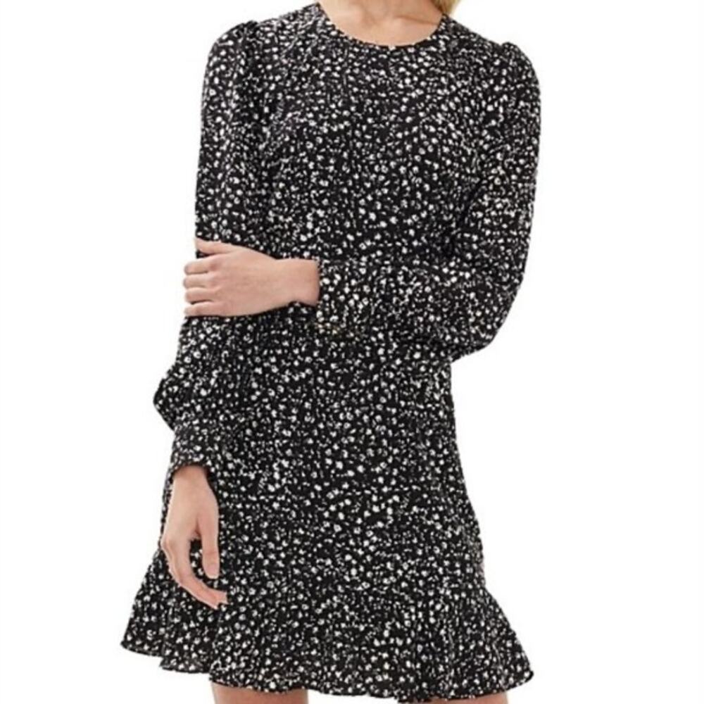 Primark Floral Long Sleeve Dress Size 8 NWT